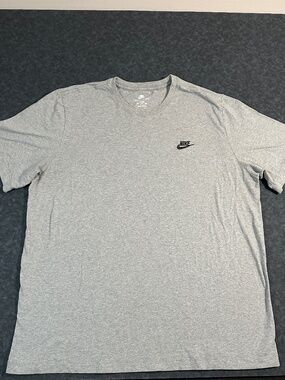 The Nike Tee Men's Crew Neck Gray T Shirt Size 2XL Tall